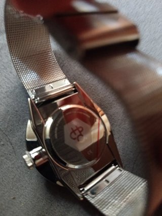 Reloj Hombre Calidad Premium Negro/Plata