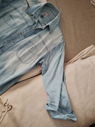 Camisa vaquera Bershka mujer talla M