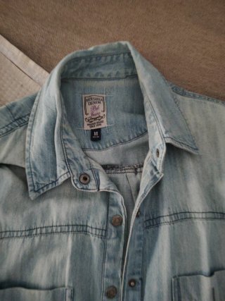 Camisa vaquera Bershka mujer talla M