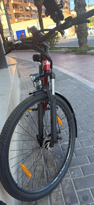 Bicicleta eléctrica E-Motorad roja