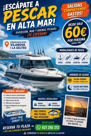 Uscite di pesca e gite in barca