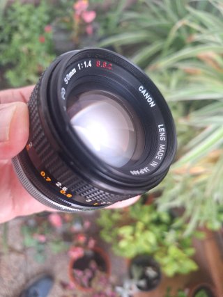 Objetivo Canon FD 50mm 1:1.4 S.S.C.