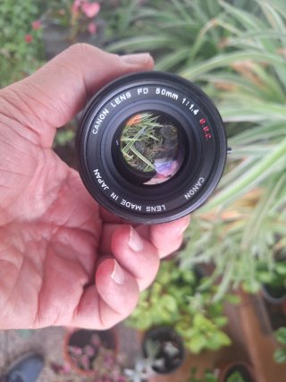 Objetivo Canon FD 50mm 1:1.4 S.S.C.