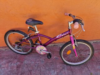 Bicicleta Niña b-Twin Morada