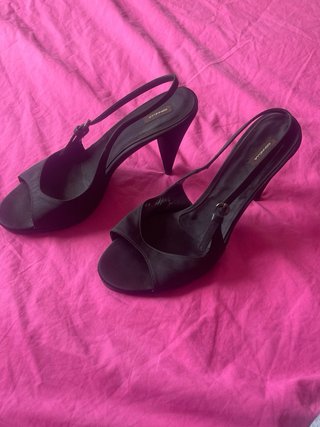 Sandalias Tacón Negro Gonnella Talla 40