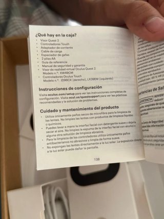 Oculus Quest 2 Gafas Realidad Virtual