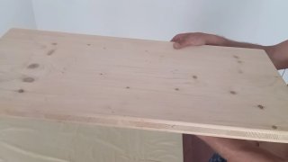 Estantería madera y metal
