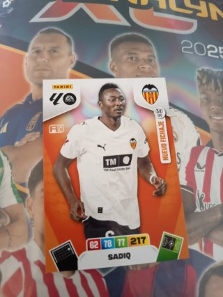 Carta Panini Adrenalyn XL Sadiq
