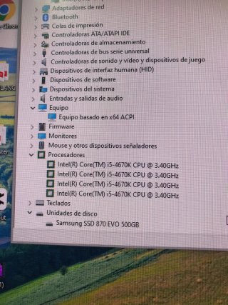 PC Gaming i5 + 8GB RAM + SSD 500GB + ASUS ROG