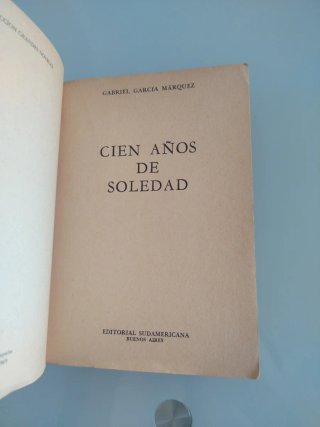 Cien años de soledad (Primera edición en España)