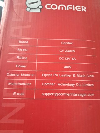Masajeador de espalda Comfier