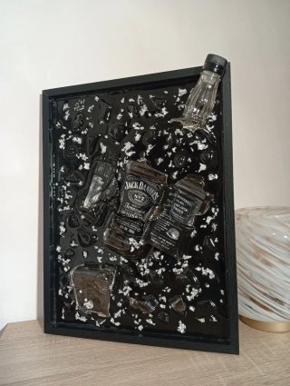 Cuadro Jack Daniel's de Resina