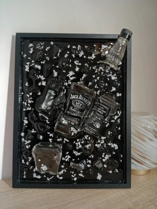Cuadro Jack Daniel's de Resina