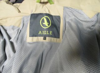 Cortavientos Aigle Beige Hombre