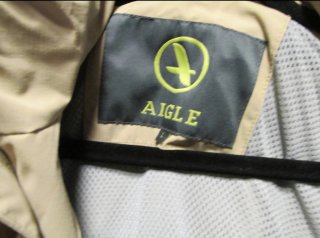 Cortavientos Aigle Beige Hombre