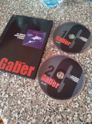 Set 2 CD Giorgio Gaber Un'idiozia conquistata a fa