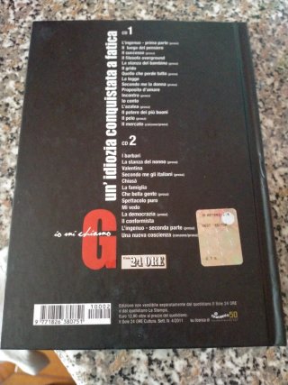 Set 2 CD Giorgio Gaber Un'idiozia conquistata a fa