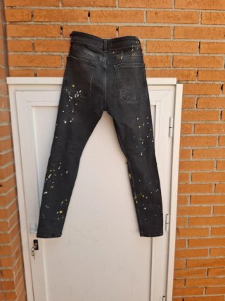 Pantalón vaquero negro Bershka EUR 38