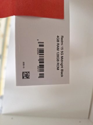 Xiaomi Redmi 15 5G 128GB Negro