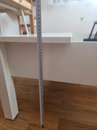 Mesa elevable Ikea blanca