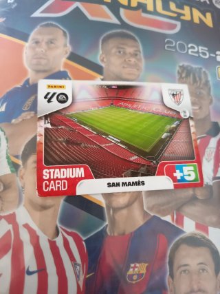 Carta Panini Stadium Card San Mamés