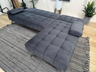 Sofá cama gris 198cm
