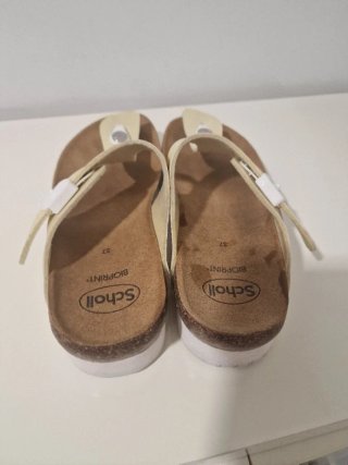 Sandalias Scholl Beige y Blancas