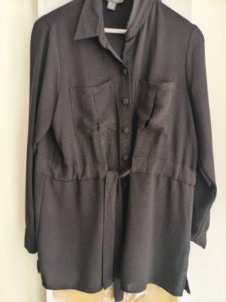Vestido H&M negro tipo camiseta