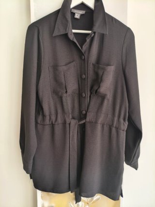 Vestido H&M negro tipo camiseta
