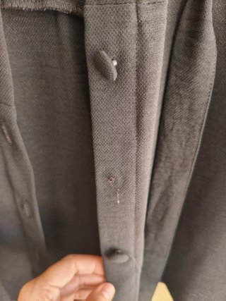 Vestido H&M negro tipo camiseta