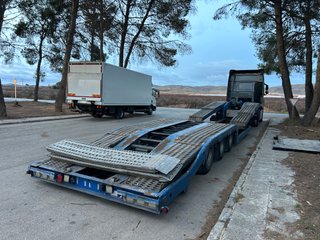Góndola portacamiones extensible 3 ejes
