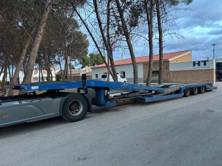 Góndola portacamiones extensible 3 ejes