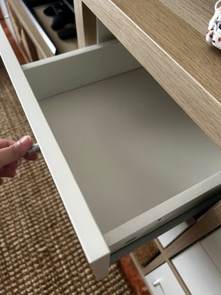 Cajonera Ikea Madera y Blanca