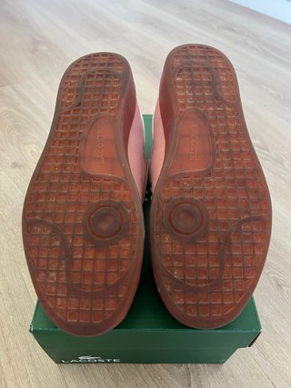 Zapatillas Lacoste Baseshot 124 Hombre Rosa/Blanco