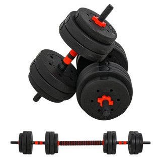 Set 2 Manubri Convertibili in Bilanciere, 25kg Tot