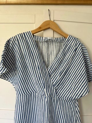 Vestido Verano Rayas Zara