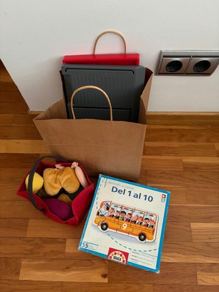 Juegos y libros, puzzles para niños de 2-5 años