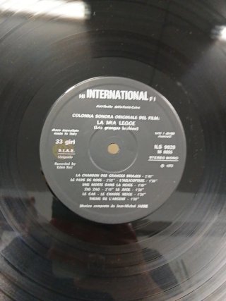 Jean Michel Jarre "La Mia Legge" Soundtrack LP 33'