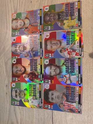 8 Cromos Adrenalyn XL Mundial Master Rookie