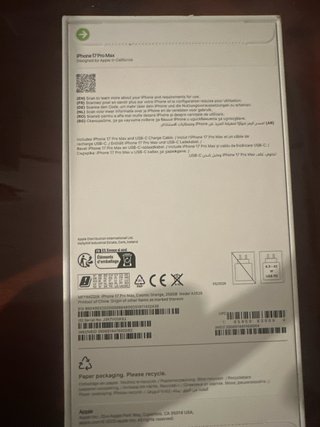 iPhone 17 Pro Max Naranja Sin Abrir