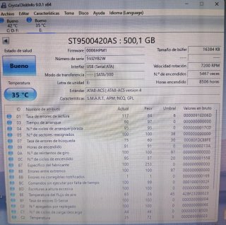 Disco duro Seagate 500 Gb HDD SATA alta velocidad
