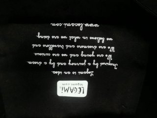 Borsa Legami in tessuto nera