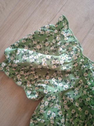 Vestido Verano Shein Verde Estampado Flores