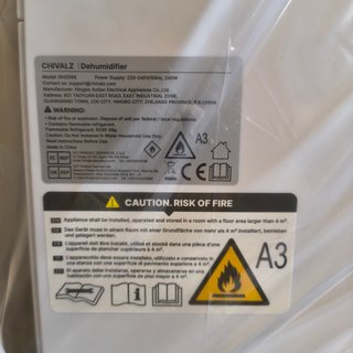 Deumidificatore 12L/24H Silenzioso con Timer NUOVO