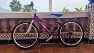 Bicicleta Navago Morada con Marchas