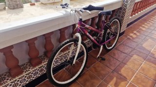 Bicicleta Navago Morada con Marchas