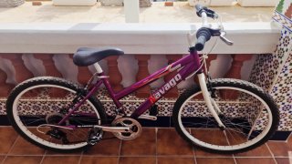 Bicicleta Navago Morada con Marchas