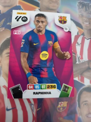 Carta Panini Raphinha FC Barcelona 2023