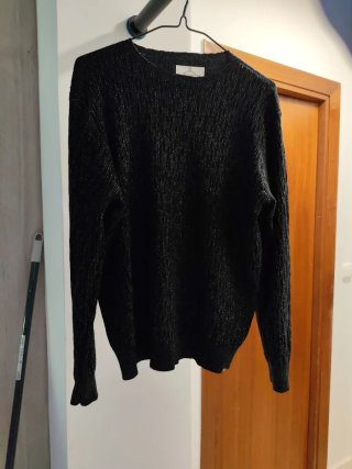 Jersey Invierno Negro Tiene brillantes