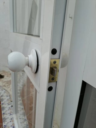 Puerta aluminio cristalera entrada casa